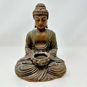 Elegant Expressions Buddha Incense Burner Holder Tealight Candle Holder